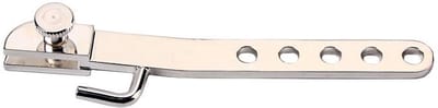 Dailygoods- Balanceringsbalk - Eenvoudig aan te passen - Fagot riem - Duurzaam materiaal - Zilver - Comfortabel ontwerp - Afmetingen 12,43x1,2x1,89cm