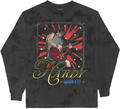 Hardy - Quit!! Guitar Longsleeve shirt - S - Zwart