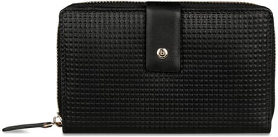 bugatti portemonnee Noemi Lady Zip Around Wallet Black zwart