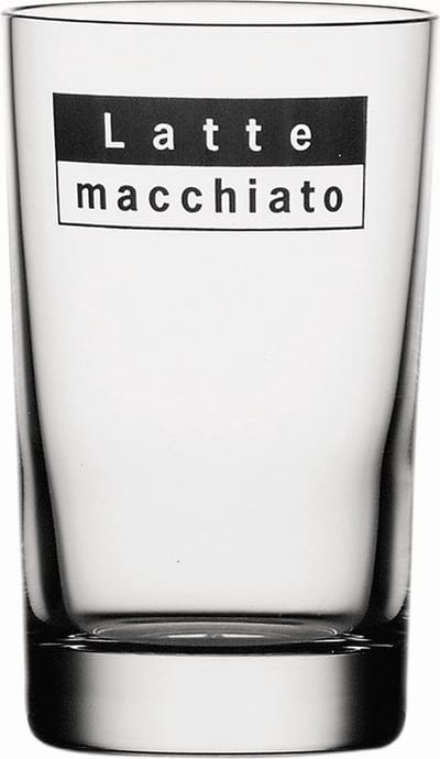 Spiegelau Latte Macchiato CADEAU tip koffie 28.5CL - Set à 6 stuks