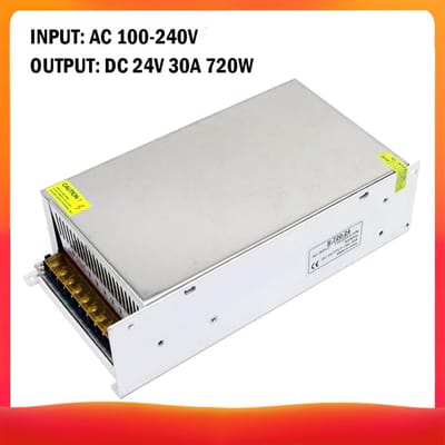 AC 100-240V naar DC 24V 41,6A 1000W spanningstransformator geregelde schakeling DC 24V 30A 720W