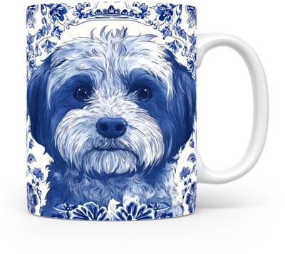 Mok Havanese Beker voor koffie of tas voor thee, cadeau voor dierenliefhebbers, moeder, vader, collega, vriend, vriendin, kantoor, opa, oma, hond, kerst, sinterklaas, verjaardag