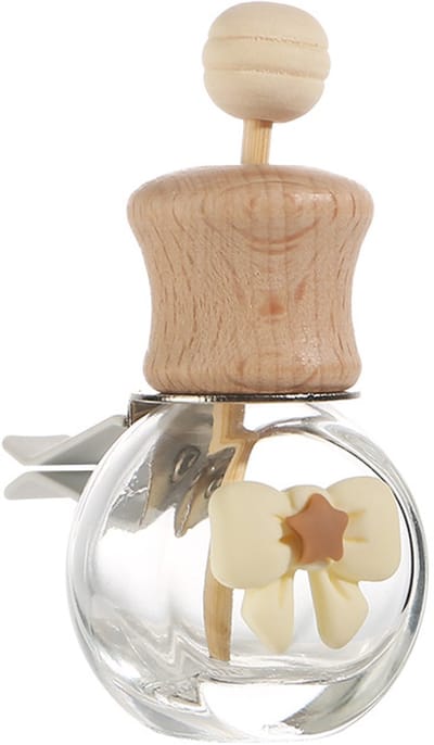 VHV - Autoparfum Fles - oplaadbare benzinefles diffuser - lege glazen aromafles - voor auto-interieur en geurverspreiding