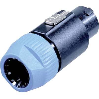 Neutrik NL8FC Luidsprekerconnector Stekker, recht Aantal polen: 8 Zwart, Blauw 1 stuk(s)
