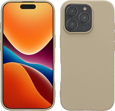 kwmobile telefoonhoesje geschikt voor Apple iPhone 16 Pro Max - Hoesje voor smartphone - Back cover in crème