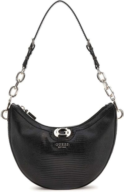 GUESS Schoudertas Orlina Top Zip Shoulder Bag Black Zwart