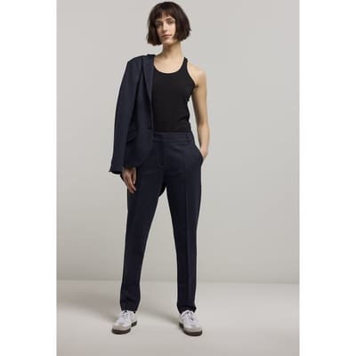 Summum Woman Trousers Punto Milano Night Sky Size: 36 | Formal pants Outlet | Dames | Blauw