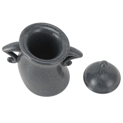 Bus met Attitude Decoratieve Leuke PVC Grappige Voedselopbergpot met Luchtdicht Deksel voor Koffie Thee Suiker Grijs gray