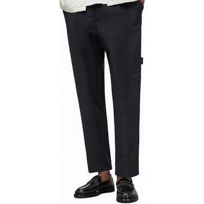 AllSaints Cairo Trouser Charcoal Size: W32 | Tailored Pants Outlet | Heren | Zwart