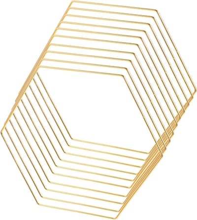 Dromenvanger Ringen - DIY Frames - Knutselen Decoratie - Stevig Ijzer - 10 Stuks - Goud