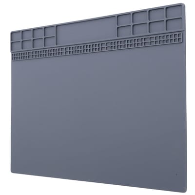 NTH products - Horlogereparatietafelmat - Antislip Onderhoudsaccessoires - Grijs - Horlogemaker - Rubberen Mat - Geschikt voor Horloges, Elektronica en...