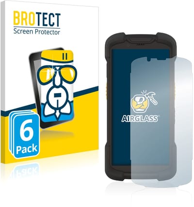 Screenprotector 6 Stuks voor Zebra TC78 Beschermglas transparant
