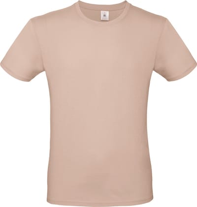 Classic E150 T-shirt B&C Collectie Millenial Pink/Roze Maat XS
