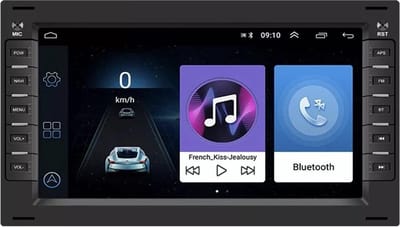 Android navigatie en multimediasysteem geschikt voor Volkswagen Bora 1998-2005 Polo 6n2 9n 1999 - 2009 Golf 4 Passat b5 1996 - 2005 Bluetooth USB WiFi