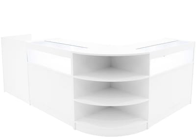 Sagittarius led toonbank set - wit - b900x2, lm60, tb60 - schuifdeuren