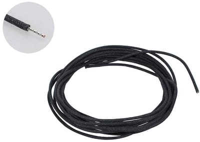 Gitaarkabel - Boston PBW10/BK - Push-back - Gevlochten - Jack - 3 meter - Zwart