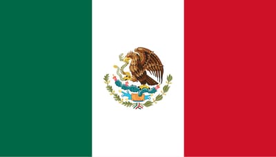 Vlag Mexico 300x450cm