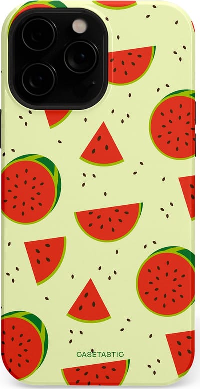 Casetastic Hoesje Geschikt voor Apple iPhone 13 Pro Max Magsafe - Stijlvolle Beschermende Duo-layer Case - Meloen Moment
