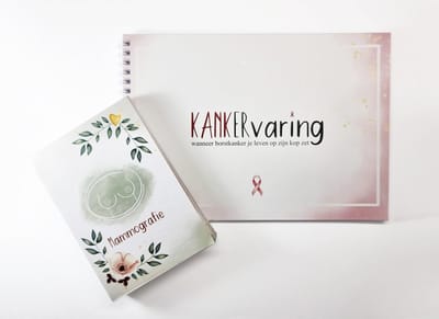 Borstkanker invulboek + 70 mijlpaalkaarten