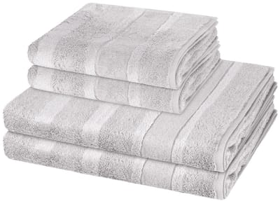 Cawö Sonstiges 2 X handdoek 2 X douchehanddoek - in set 4 pack Noblesse