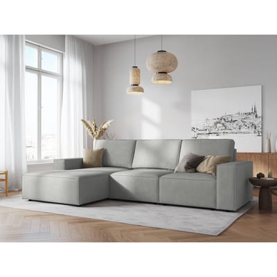 3.5-zitshoekbank Carlo links ribstof | Milo Casa