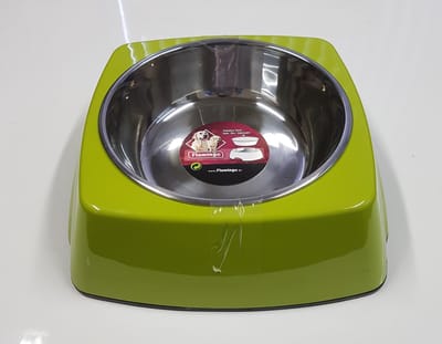 Voerbak Royal Vierkant Groen 17 cm