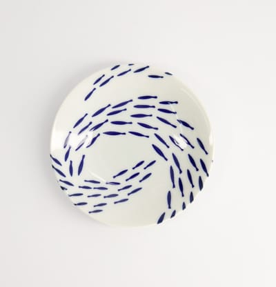 Tokyo Design Studio - Kawaii - Plate - Fish - 13.7x2.4cm
