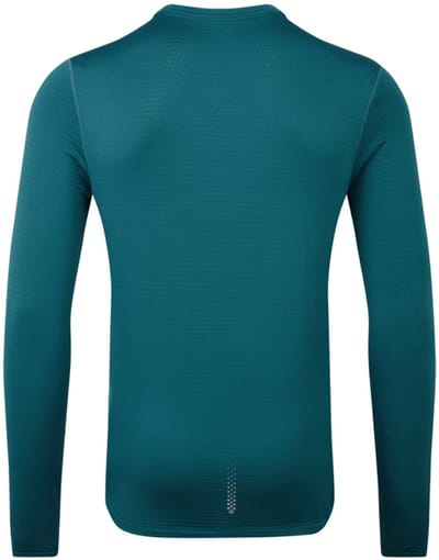 Ronhill | Heren | Tech Winter Crew | Warm Hardloopshirt met lange mouwen | Deep Teal/Acid | Maat L