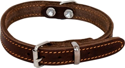Jack And Vanilla - Halsbanden - Vetleder Halsband - Bruin - 20mmx50cm 45/7004 - 177966