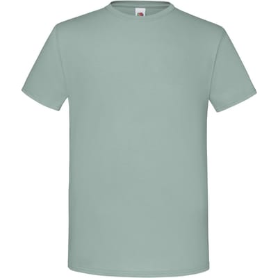 Fruit of the Loom Unisex volwassen iconisch T-shirt (Salie)