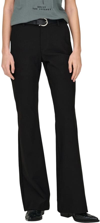 Only Travel Mid Waist Flared Broek Dames - Maat W36 X L34