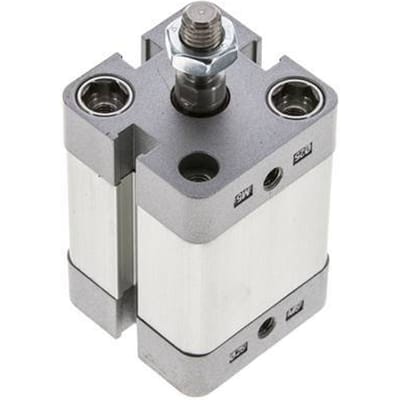 ISO 21287 Compacte Dubbelwerkende Cilinder 25-20mm - Magnetisch - Mannelijke Stang