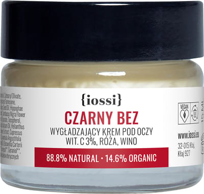 Zwarte Vlierbes Gladmakende Oogcrème Vitamine C 3% & Roos & Wijn 15ml