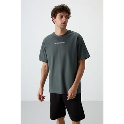 Oversized Geprinte Crew Neck T-shirt