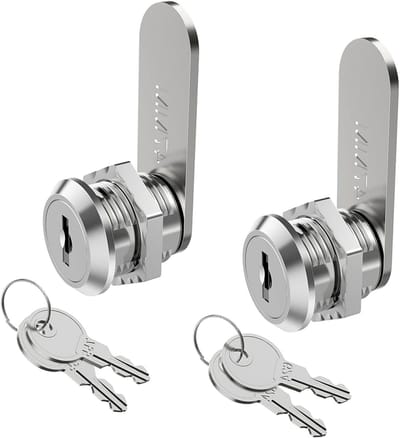 2 Stuks 16 mm Deurslot met Sleutel voor Meubels, Kastdeuren en Postbussen - Veiligheidsslot voor Kasten en Laden