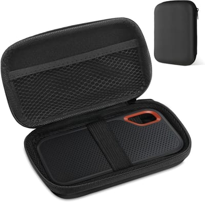 Draagbare Kabel Organizer voor Mobiele Telefoon, Powerbank en USB-Sticks - Elektronica Tas en Hardeschijf Tas voor Reisgebruik