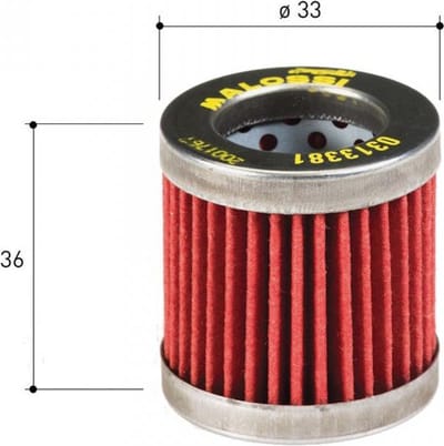 Filtre Ã huile Malossi voor scooter Piaggio 125 Liberty 1997-1999 313381 Nieuw