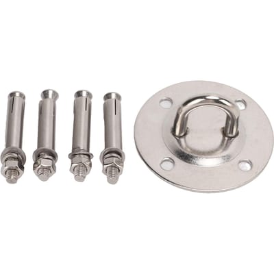 Roestvrijstalen Plafondhangset Anker Ophangbeugel Haak Hanger voor Yoga Hangmat white