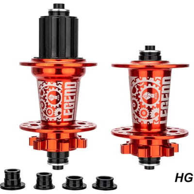 Mountainbike 6 Pallen Schijfremnaaf 32 Gatennaaf voor 8/9/10/11/12/13 Speed ​​Cassette rood