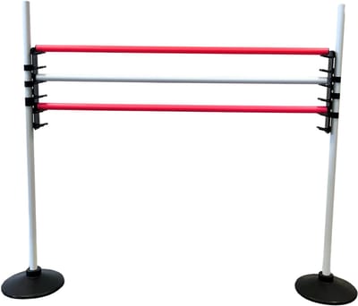 Hobby Horse Hindernis Verstelbaar 3 Leggers - Roze/Wit