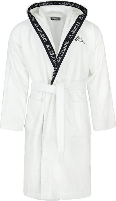 KAPPA unisex badjas met capuchon 100% katoen maat. S-4XL