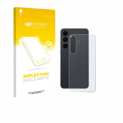 upscreen - Screenprotector voor Samsung Galaxy S25 FE Enterprise Edition (Achterkant) - Folie Beschermfolie anti glare matte