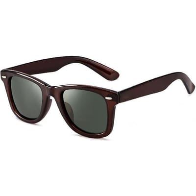 Klassieke Wayfarer Zonnebril Rij Zonnebril Luxe Mode Ontwerper Zonnebril Coating UV400 Visserij Bril black