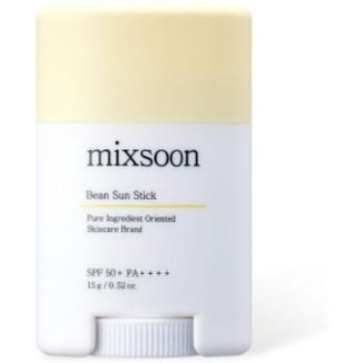 mixsoon Bâton Solaire aux Haricots SPF50+ PA++++ Double Pack 15g x2 – Bâton Solaire Coréen pour Protection UV, Hydratation & Fini Lisse beige
