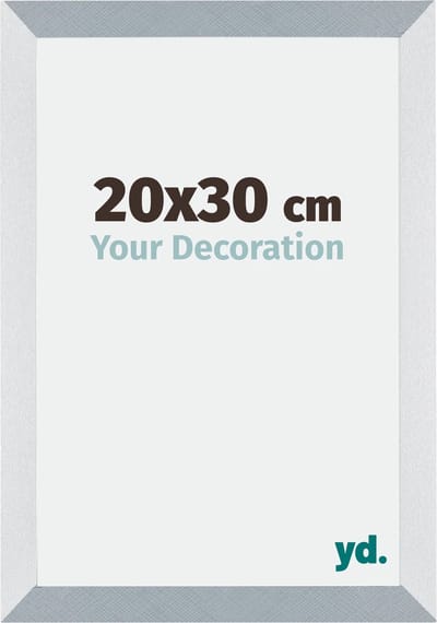 Your Decoration - Fotolijst 20x30 cm - MDF - Aluminium Geborsteld - Mura