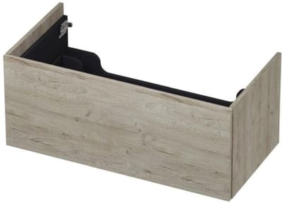 INK - Onderkast 1 Lade Push 2 Open Bestaande Uit - 900x450x376 Mm - Greige Eiken