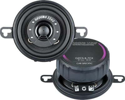 Ground Zero GZCS 8.7CX - 2-weg coaxiale autospeakers - 8,7 cm