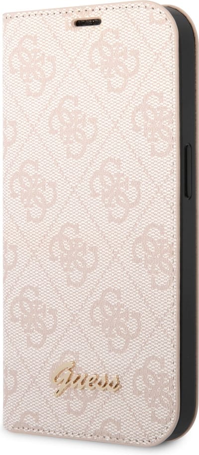 GUESS GUBKP14LHG4SHP iPhone 14 Pro 6.1 "pink / pink book 4G Vintage Gold Logo