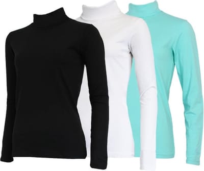 3-Pack Campri - Skipully - Wintersportpully - Dames - Black/White/Aruba blue (558) - maat S