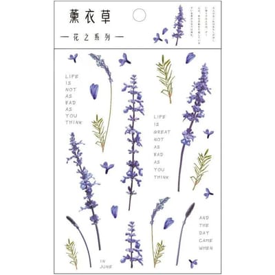 Transparante PET Daisy Stickers Decoratieve Bloem Plant Stickers voor DIY Label Dagboek Briefpapier Album Journal Scrapbooking Tool